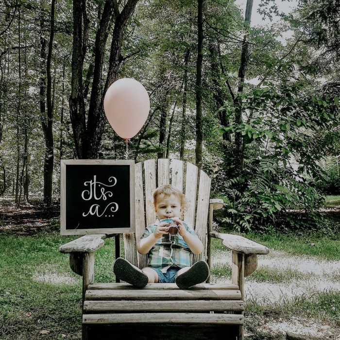 Gender Reveal Sign