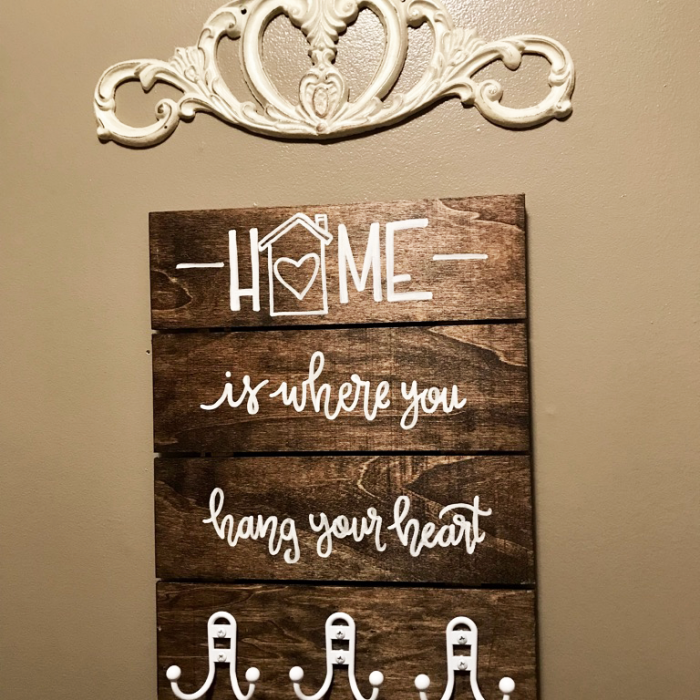 Hanging Hooks Sign