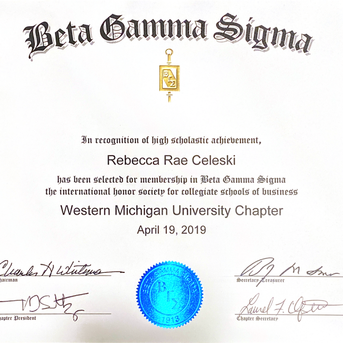 Beta Gamma Sigma