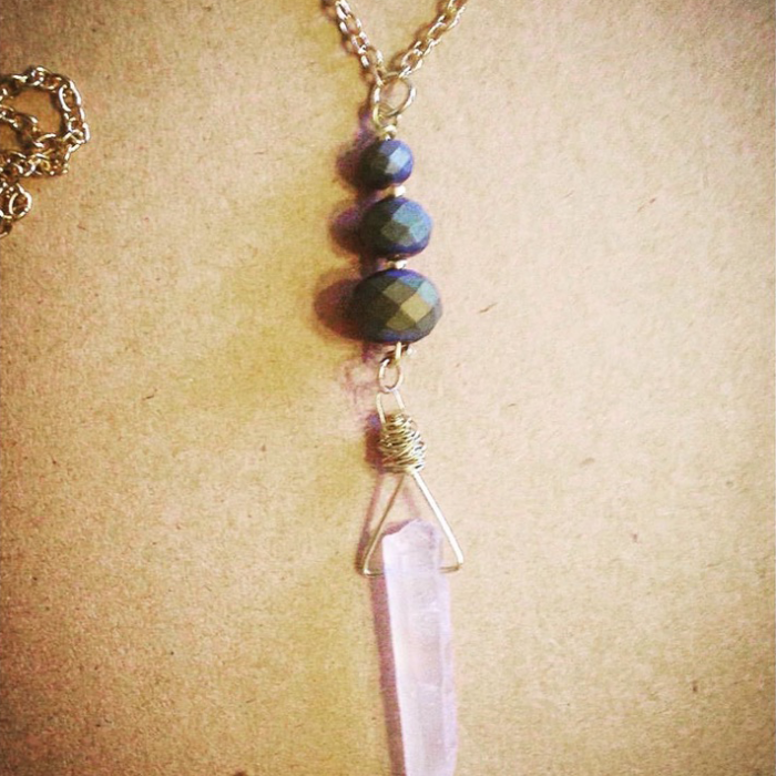 Crystal Drop Necklace