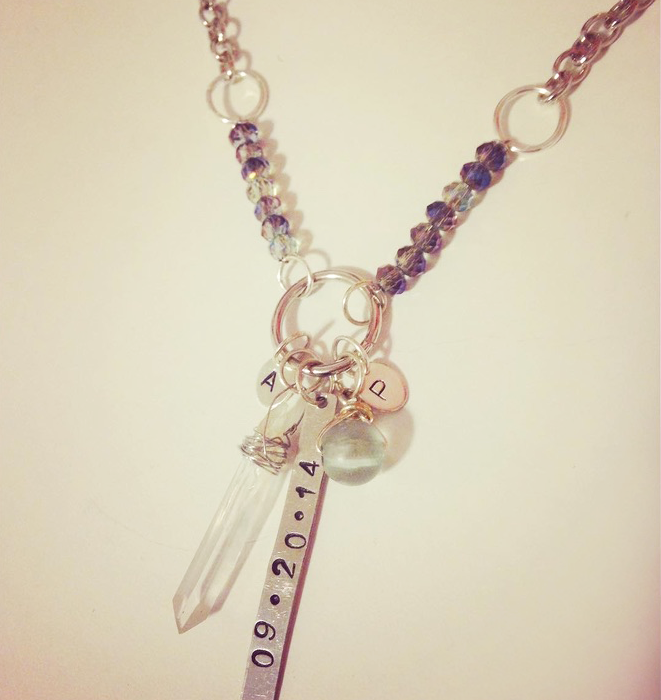 Crystal Charmed Necklace